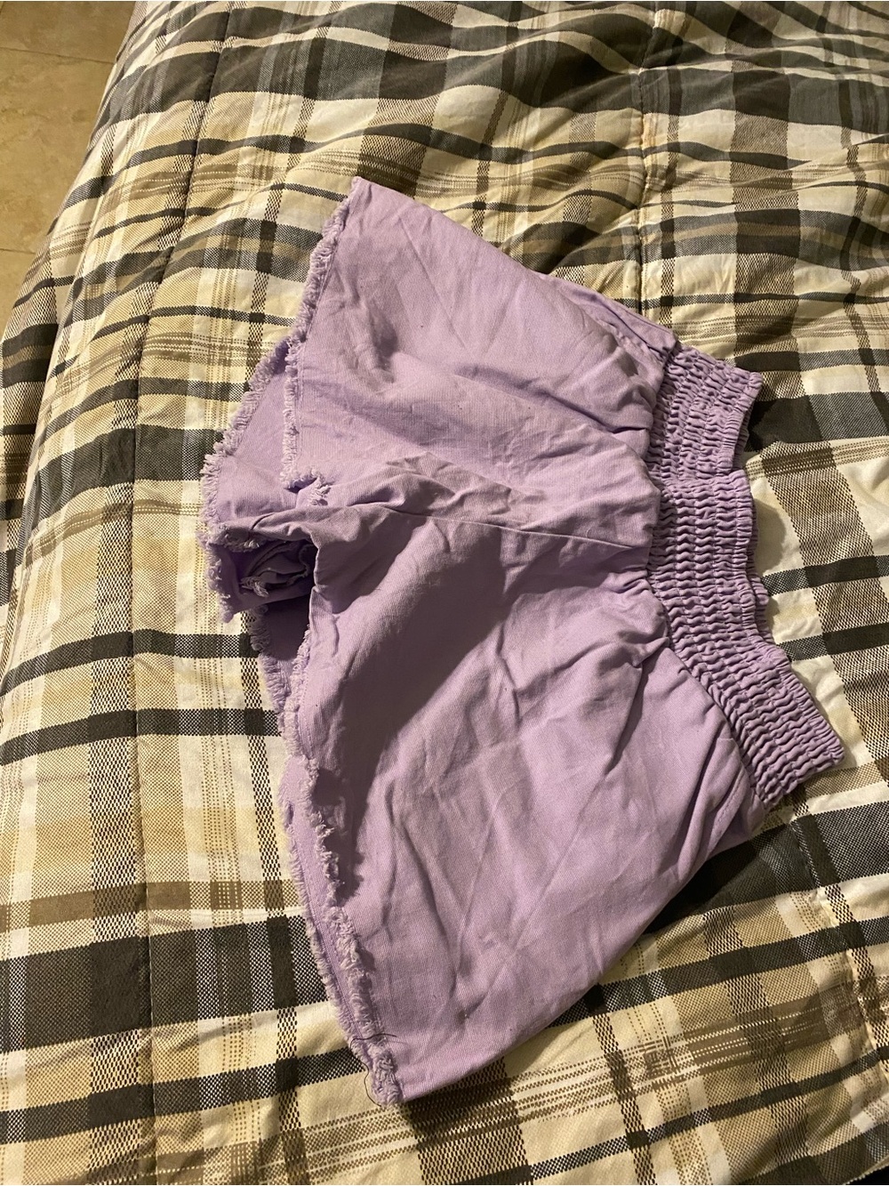 wild fable Lavender Smocked Waist Shorts